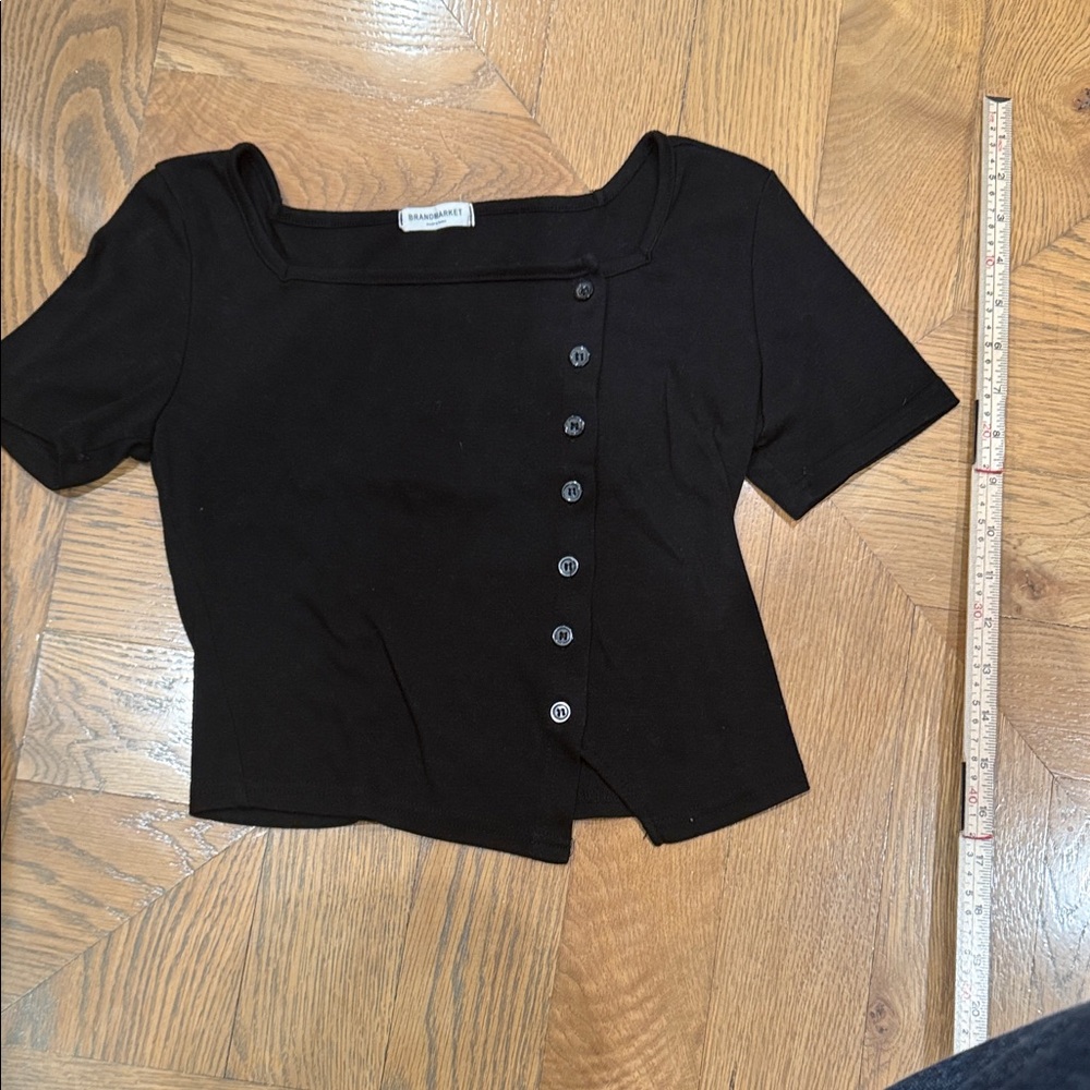 Elegant Black Button-Down Shirt
